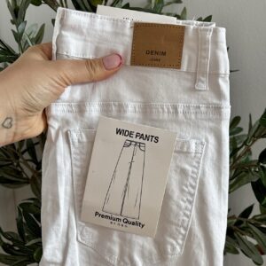 Jeans STRAIGHT LEG blancos