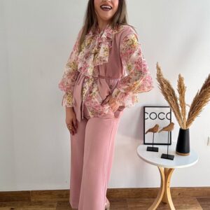 Traje chaleco Rosa