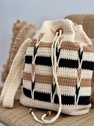 Bombonera TEJIDA tricolor