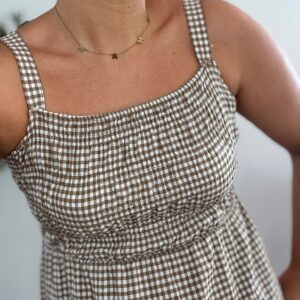 Vestido VICHY engomado