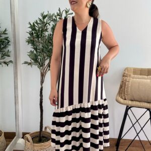 Vestido RAYAS bicolor