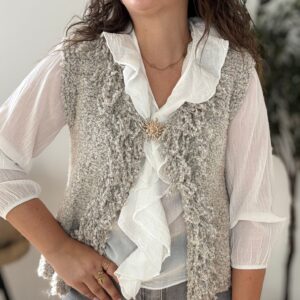 Chaleco LANITA jaspeado