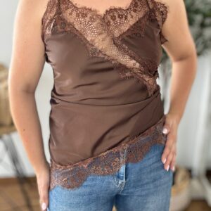 Top LENCERO chocolate