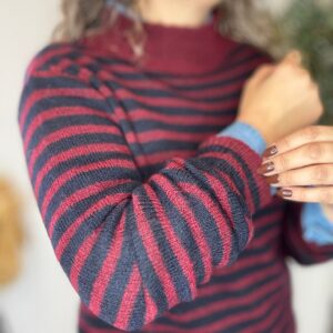 Jersey RALLAS marino&burdeos