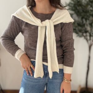 Jersey EFECTO DOBLE topo con blanco