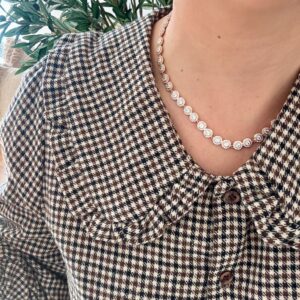 Cadena GOLFI rosada BRILLOS