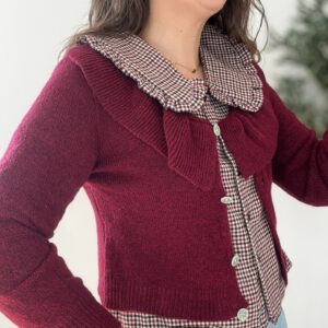 Rebequita CUELLO BEBÉ burdeos