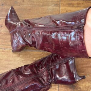 Botas KITTEN cocodrilo wine