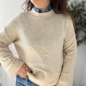 Jersey LANA básico beige