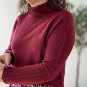 Jersey PERKIN basic burdeos