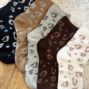 Calcetines ANIMAL PRINT brillo