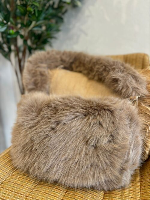 Bolso PELO taupe
