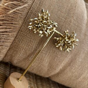 Pendientes FLOR dorados