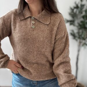 Jersey POLO camel lanita