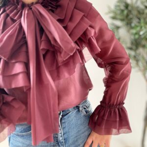 Camisa VOLANTES organza