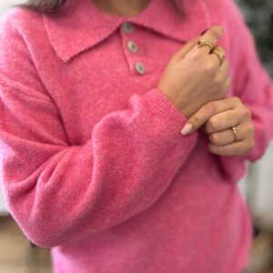 Jersey POLO rosa lanita