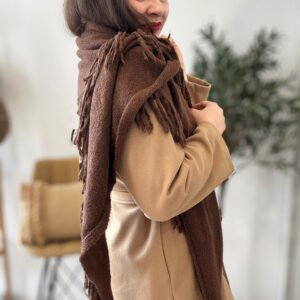 Pico FLECOS lana chocolate