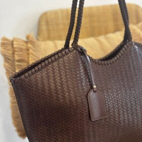 Bolso TRENZADO chocolate