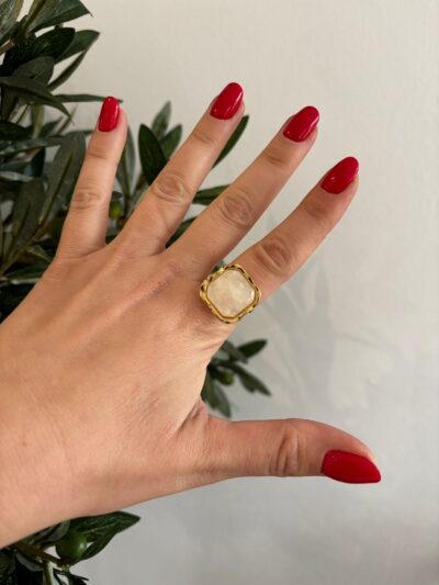 Anillo PIEDRA BLANCA