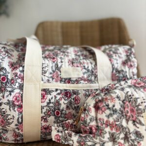 Set VIAJE flores rosas