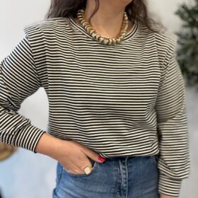 Camiseta HOMBRERAS rayas