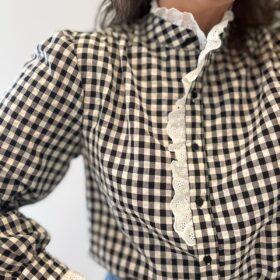 Camisa VICHY NEGRA blonda