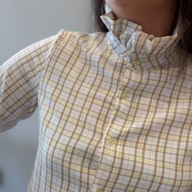 Camisa CHIMENEA cuadros amarillos