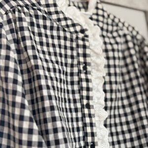 Camisa VICHY NEGRA blonda