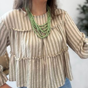 Blusa RAYAS verde
