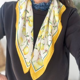 Pañuelo seda LIMONES
