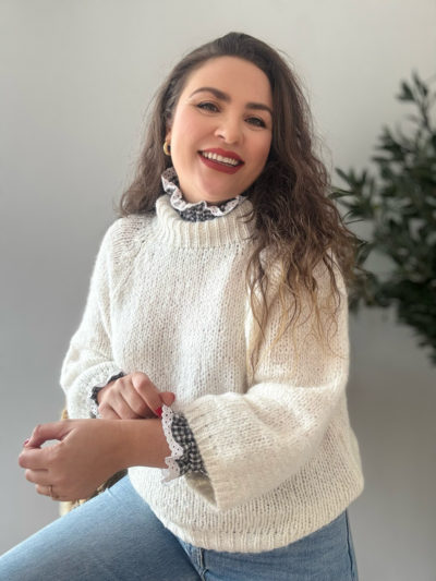 Cuello y puños ENCAJE