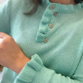 Jersey HILO volante turquesa