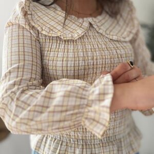 Blusa CUADROS engomada