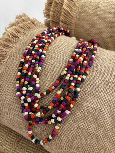 Collar COLORES madera