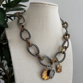 Cadena BICOLOR plata&dorado