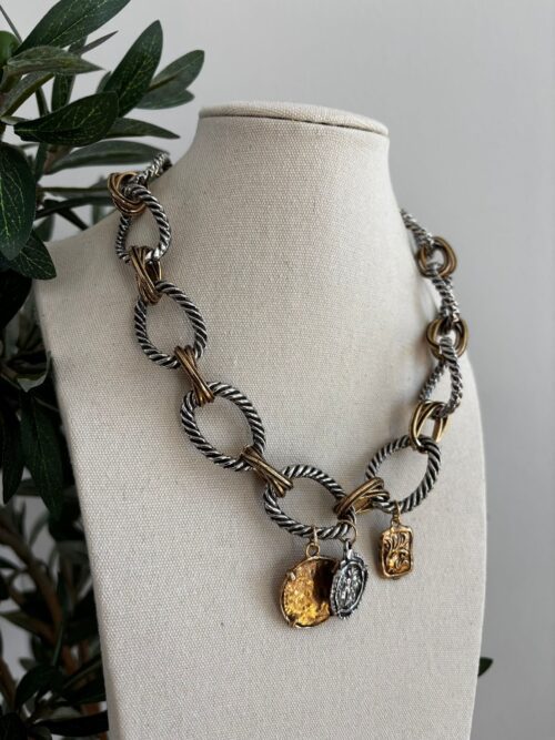 Cadena BICOLOR plata&dorado