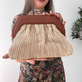 Bolso RAFIA combinado