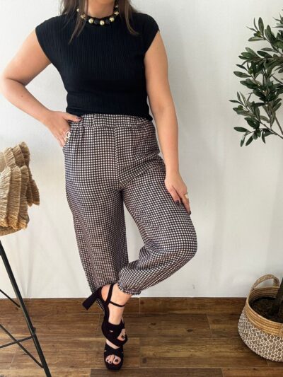 Pantalones VICHY bombachos