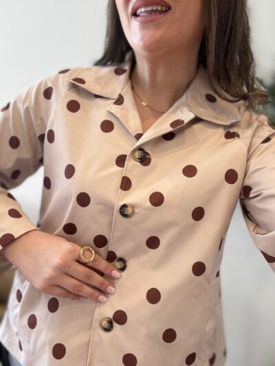 Chaqueta LUNARES marrones