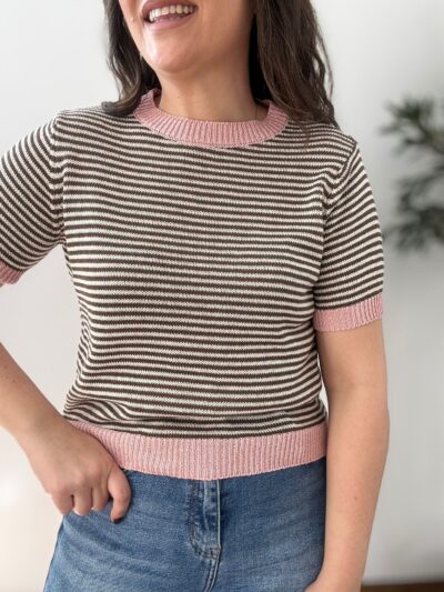 Jersey RAYITAS chocolate combinado