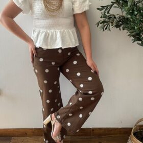 Jeans LUNARES marrón