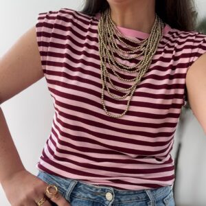 Camiseta RALLAS sisa rosa