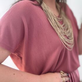 Maxi JERSEY hilo rosa