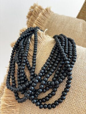Collar MADERA negro