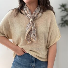 Jersey ALGODÓN beige