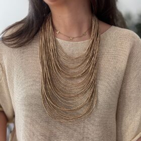 Collar HILOS dorados