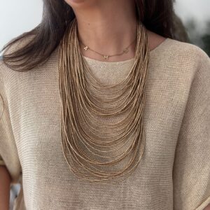 Collar HILOS dorados