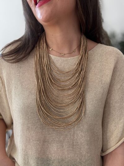 Collar HILOS dorados