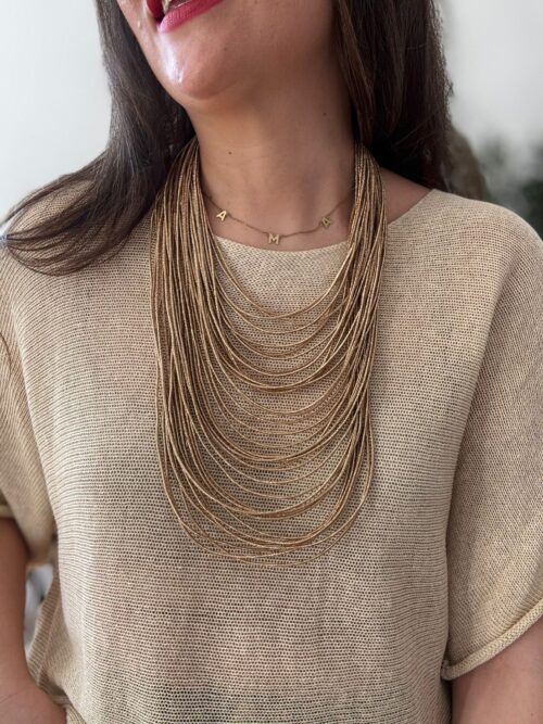 Collar HILOS dorados