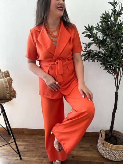 Conjunto CHAQUETA naranja